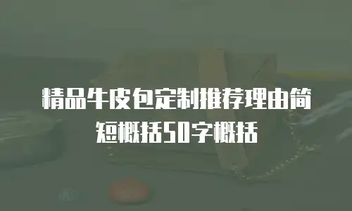 精品牛皮包定制推荐理由简短概括50字概括