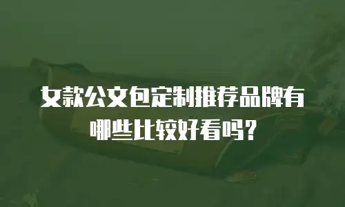 女款公文包定制推荐品牌有哪些比较好看吗？