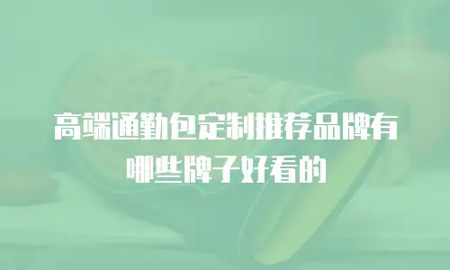 高端通勤包定制推荐品牌有哪些牌子好看的