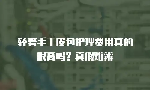轻奢手工皮包护理费用真的很高吗？真假难辨