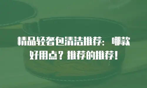 精品轻奢包清洁推荐：哪款好用点？推荐的推荐！