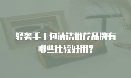 轻奢手工包清洁推荐品牌有哪些比较好用？