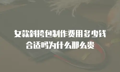 女款斜挎包制作费用多少钱合适吗为什么那么贵