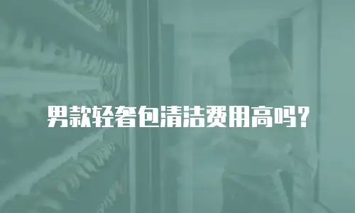 男款轻奢包清洁费用高吗？