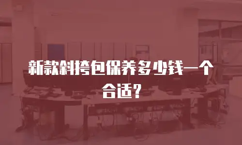 新款斜挎包保养多少钱一个合适？