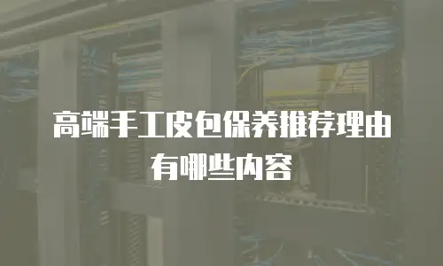 高端手工皮包保养推荐理由有哪些内容