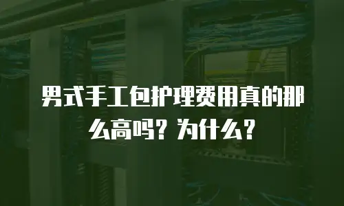 男式手工包护理费用真的那么高吗？为什么？