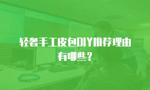轻奢手工皮包DIY推荐理由有哪些？