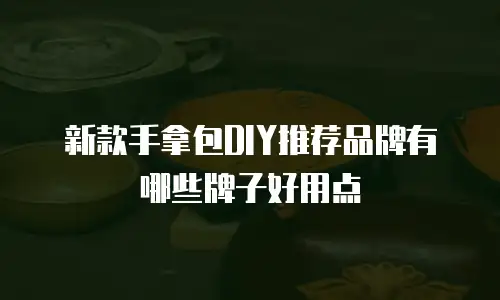 新款手拿包DIY推荐品牌有哪些牌子好用点