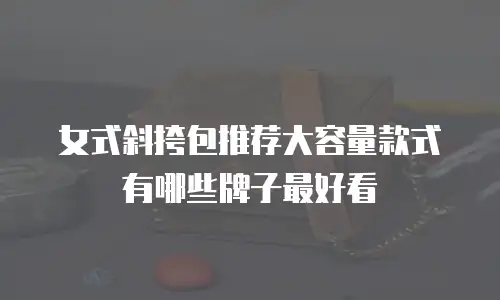 女式斜挎包推荐大容量款式有哪些牌子最好看