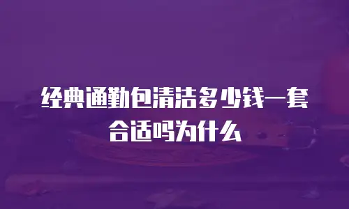 经典通勤包清洁多少钱一套合适吗为什么