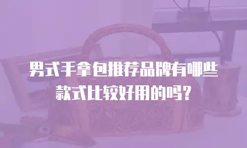 男式手拿包推荐品牌有哪些款式比较好用的吗？