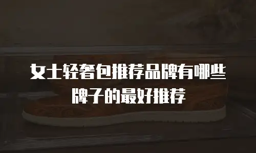 女士轻奢包推荐品牌有哪些牌子的最好推荐
