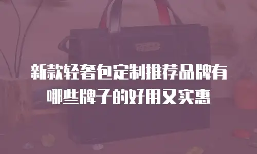 新款轻奢包定制推荐品牌有哪些牌子的好用又实惠