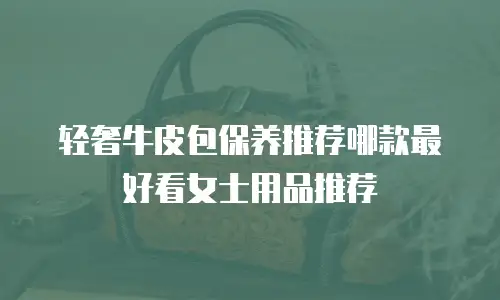 轻奢牛皮包保养推荐哪款最好看女士用品推荐