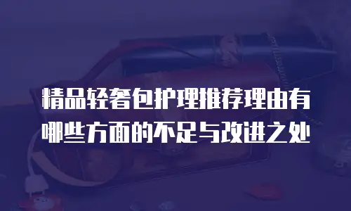 精品轻奢包护理推荐理由有哪些方面的不足与改进之处