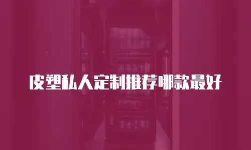 皮塑私人定制推荐哪款最好