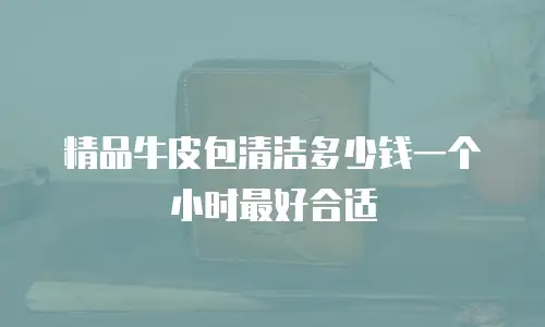 精品牛皮包清洁多少钱一个小时最好合适
