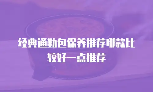 经典通勤包保养推荐哪款比较好一点推荐