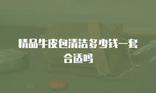 精品牛皮包清洁多少钱一套合适吗