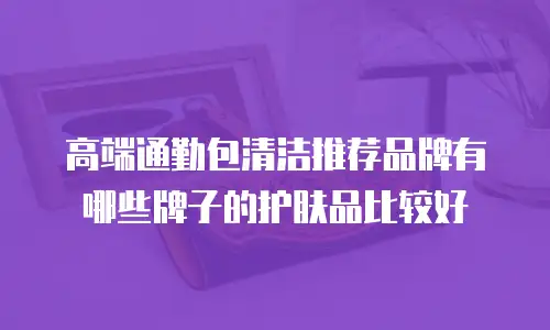 高端通勤包清洁推荐品牌有哪些牌子的护肤品比较好