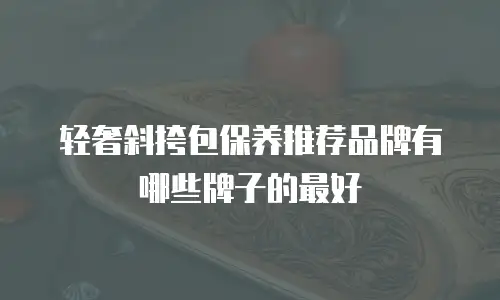 轻奢斜挎包保养推荐品牌有哪些牌子的最好