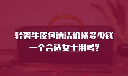 轻奢牛皮包清洁价格多少钱一个合适女士用吗？