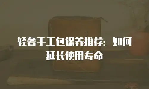轻奢手工包保养推荐：如何延长使用寿命