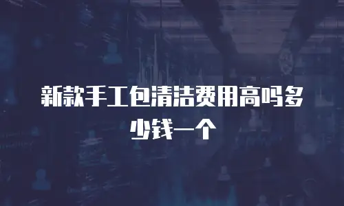 新款手工包清洁费用高吗多少钱一个