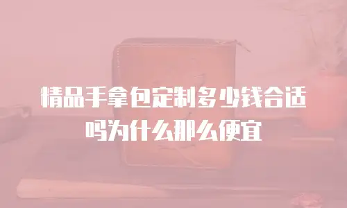 精品手拿包定制多少钱合适吗为什么那么便宜