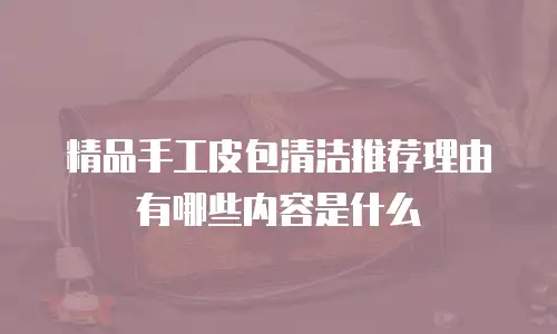 精品手工皮包清洁推荐理由有哪些内容是什么