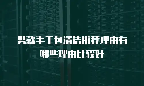 男款手工包清洁推荐理由有哪些理由比较好