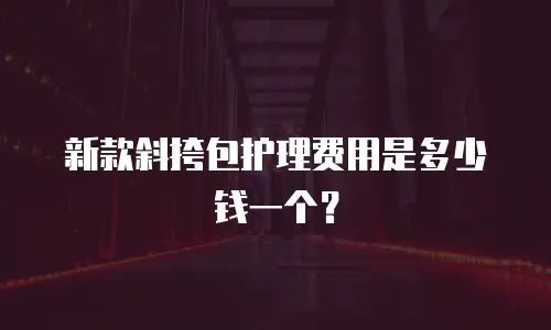 新款斜挎包护理费用是多少钱一个？