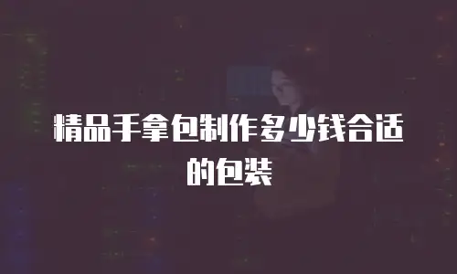 精品手拿包制作多少钱合适的包装