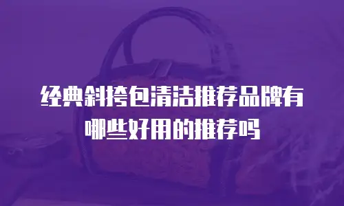 经典斜挎包清洁推荐品牌有哪些好用的推荐吗