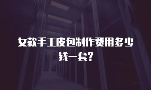 女款手工皮包制作费用多少钱一套？