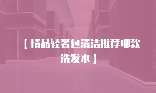 【精品轻奢包清洁推荐哪款洗发水】
