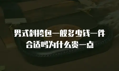 男式斜挎包一般多少钱一件合适吗为什么贵一点