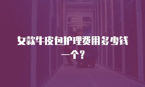 女款牛皮包护理费用多少钱一个？