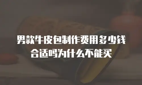 男款牛皮包制作费用多少钱合适吗为什么不能买