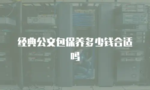 经典公文包保养多少钱合适吗