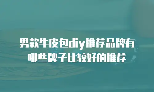 男款牛皮包diy推荐品牌有哪些牌子比较好的推荐