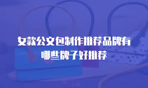 女款公文包制作推荐品牌有哪些牌子好推荐