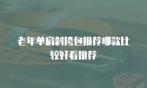 老年单肩斜挎包推荐哪款比较好看推荐