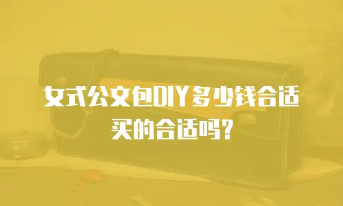 女式公文包DIY多少钱合适买的合适吗？