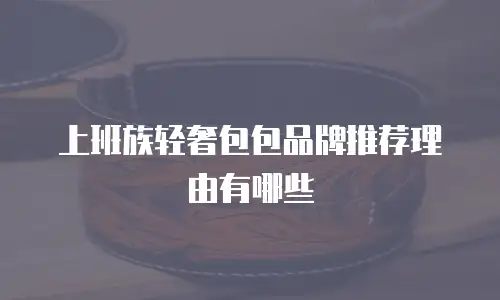上班族轻奢包包品牌推荐理由有哪些