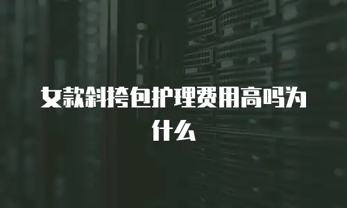 女款斜挎包护理费用高吗为什么