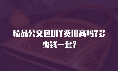 精品公文包DIY费用高吗?多少钱一套?