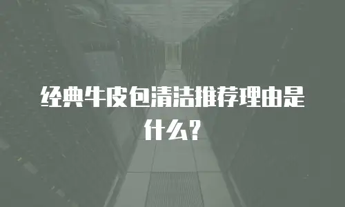 经典牛皮包清洁推荐理由是什么？