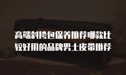 高端斜挎包保养推荐哪款比较好用的品牌男士皮带推荐